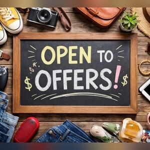 Open to Offers Chalkboard Sign